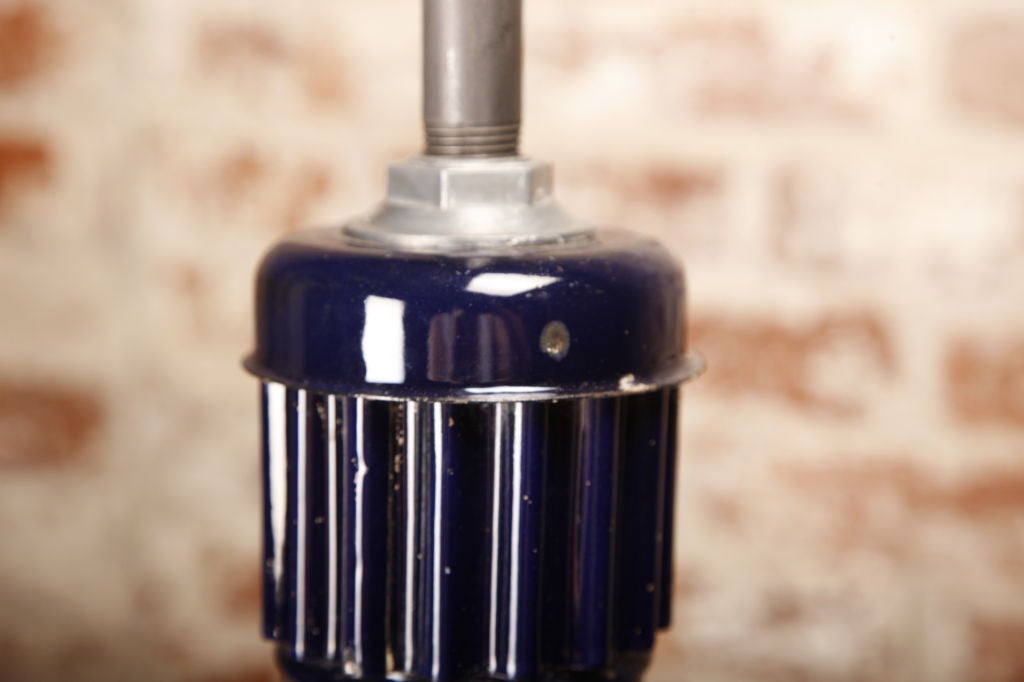 Pendant Light Vintage Industrial Modern Blue Porcelain Hanging Ceiling Lamp 2