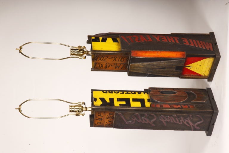 Industrial Base Lamps with Shades