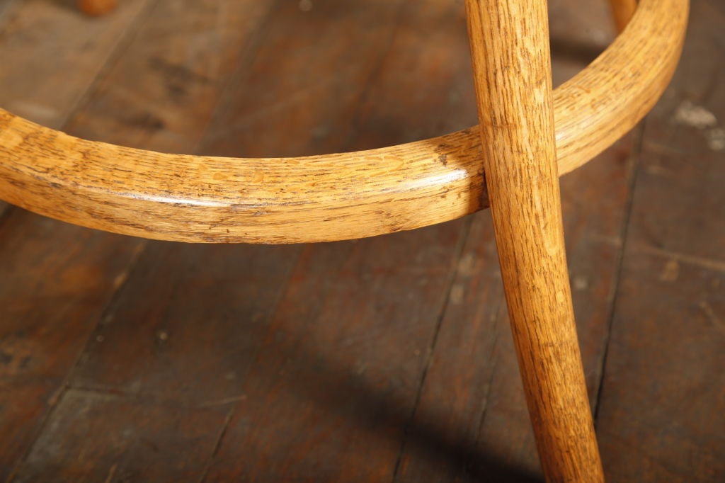 Original Vintage Industrial, American Made Adjustable Stool 4