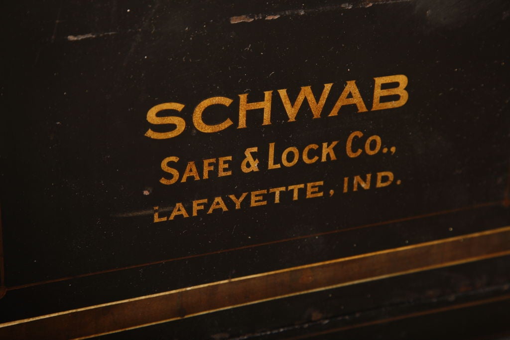 Original Vintage Industrial, American Made Schwab Safe 1