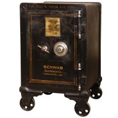 Original Vintage Industrial, American Made Schwab Safe