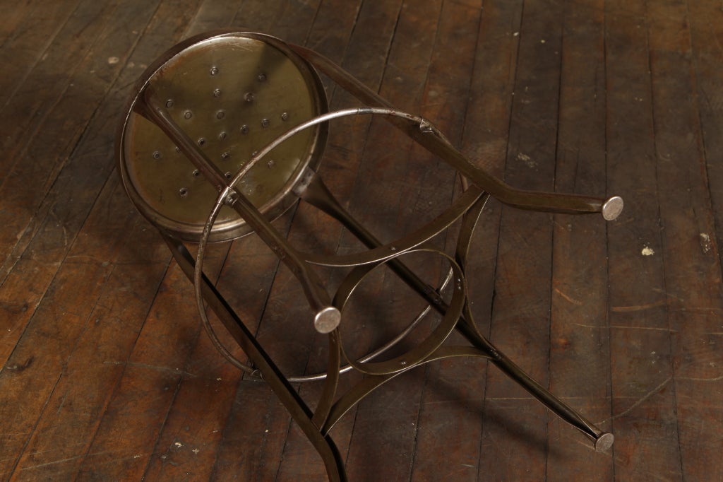 Original, Vintage Industrial, American Made, Toledo Stool 6