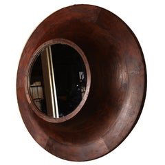 Specchio da parete Vintage Industrial American Made Foundry  Ingranaggio