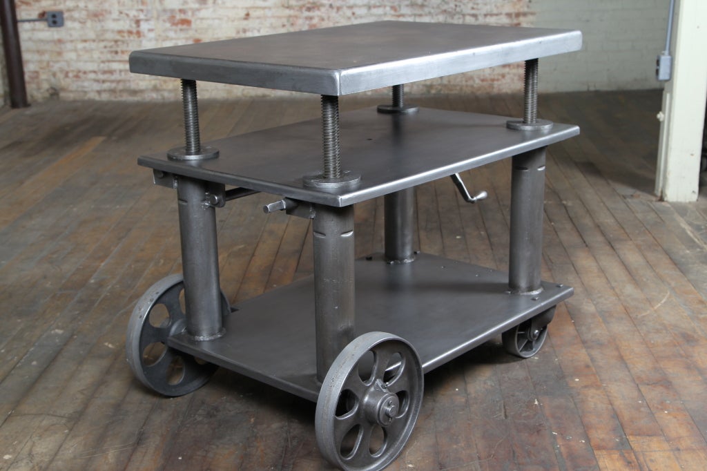 Mid-20th Century Original, Vintage Industrial, American made, Portelvator Cart