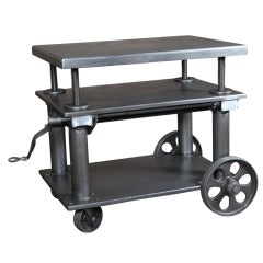 Original, Vintage Industrial, American made, Portelvator Cart