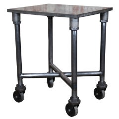 Original, Vintage Industrial, American Made, Turtle Table