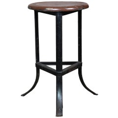 Original, Vintage Industrial, American Made, Factory Stool