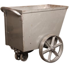 Vintage Industrial,  Hopper Cart, Original & Made in USA
