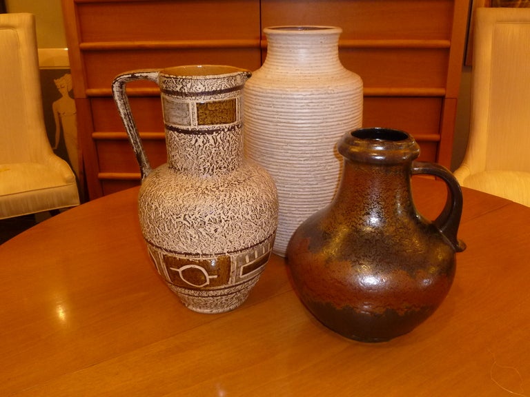 Large Scale Mid Century German Pottery Group