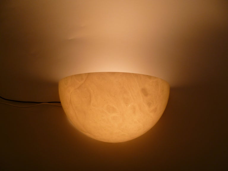 half moon wall sconce