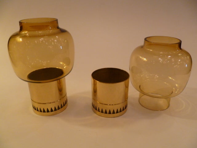 Mid-20th Century Hans Agne Jakobsson Petite Hurricane Lamps Sweden