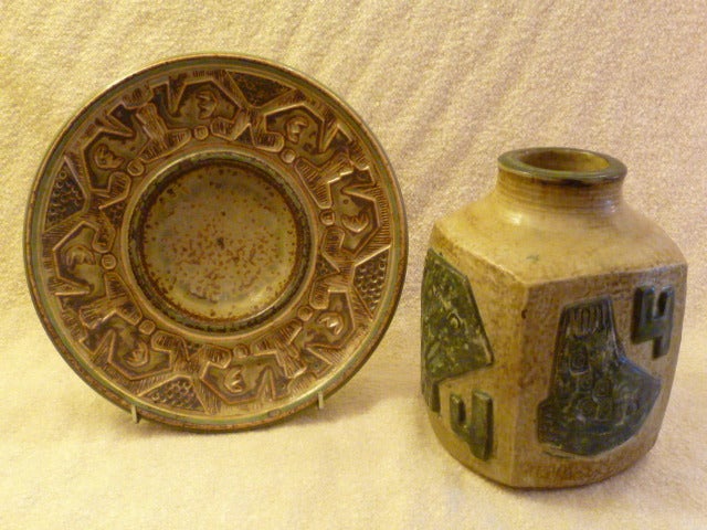 Large Jorgen Morgensen Stoneware Grouping