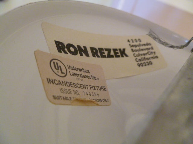 Superb Ron Rezek Modernist Saucer Chandelier Pendant 3