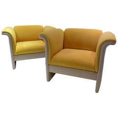 Vintage 1970s Dieter Rams Style Lounge / Armchairs