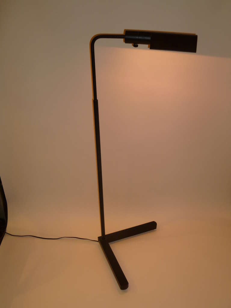 Classic Casella Pharmacy Floor Lamp in Matte Black