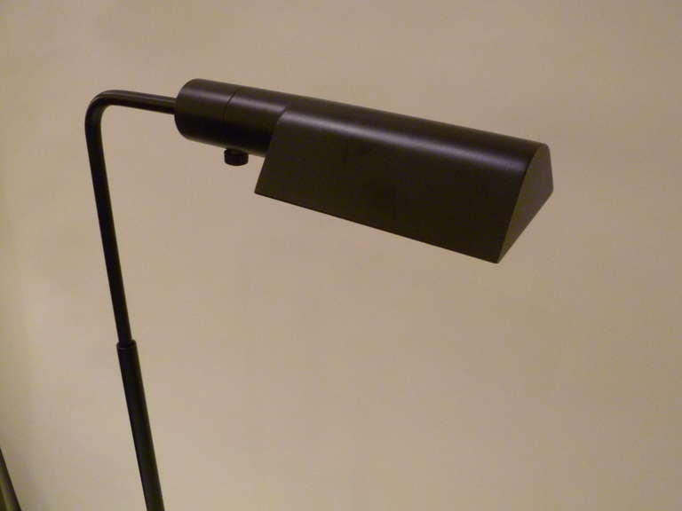 Classic Casella Pharmacy Floor Lamp in Matte Black at 1stDibs