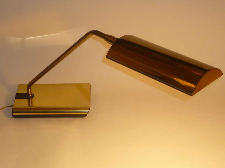 American 1970s Anthony Howard Articulating Task Lamp for Koch Lowy