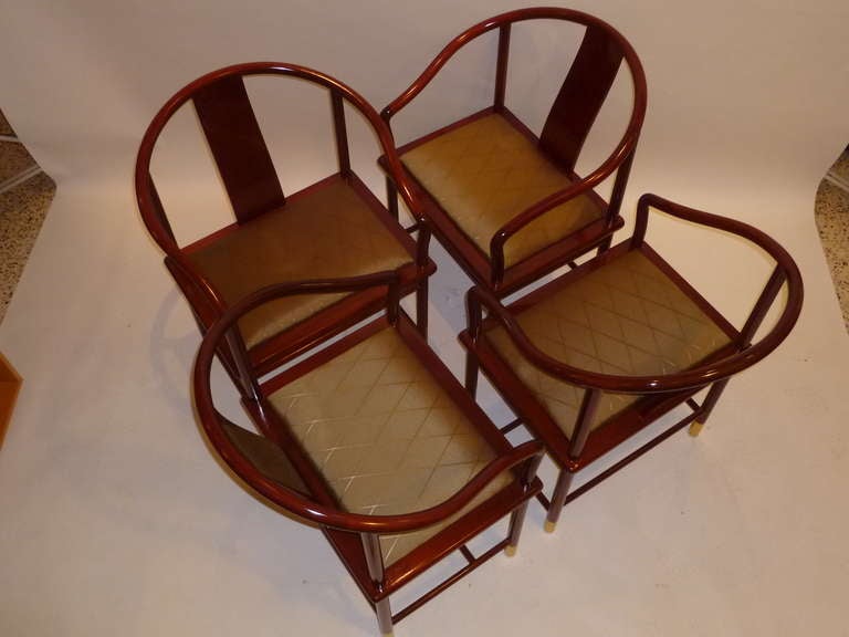 20th Century FOUR Stanley Jay Friedman Chinese Tsu Chairs for Brueton