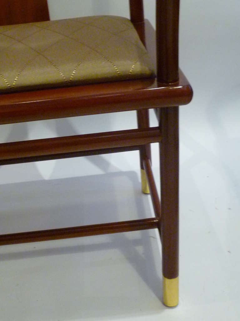 Silk FOUR Stanley Jay Friedman Chinese Tsu Chairs for Brueton