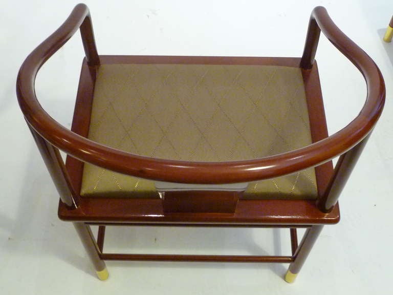 FOUR Stanley Jay Friedman Chinese Tsu Chairs for Brueton In Excellent Condition In Miami, FL