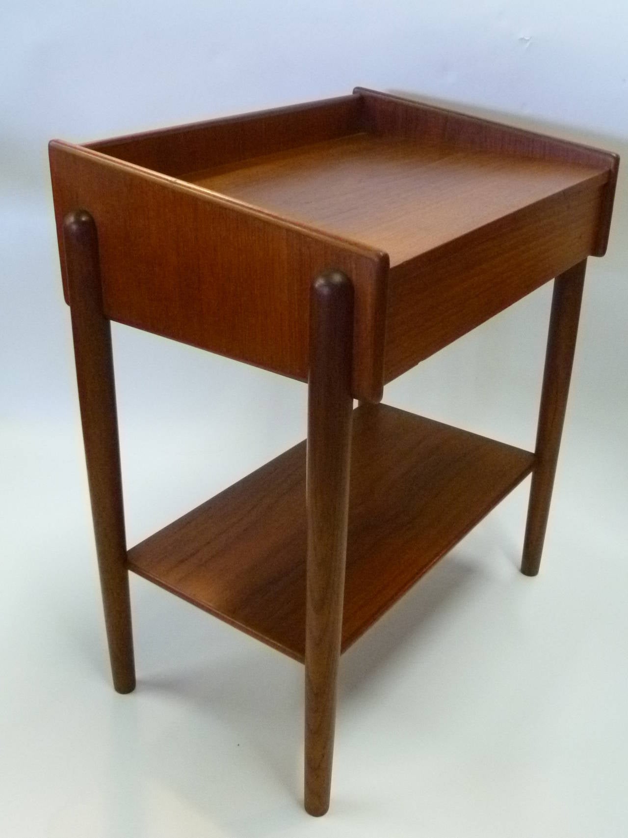 1952 Børge Møgensen Teak Nightstand for Soborg Mobelfabrik