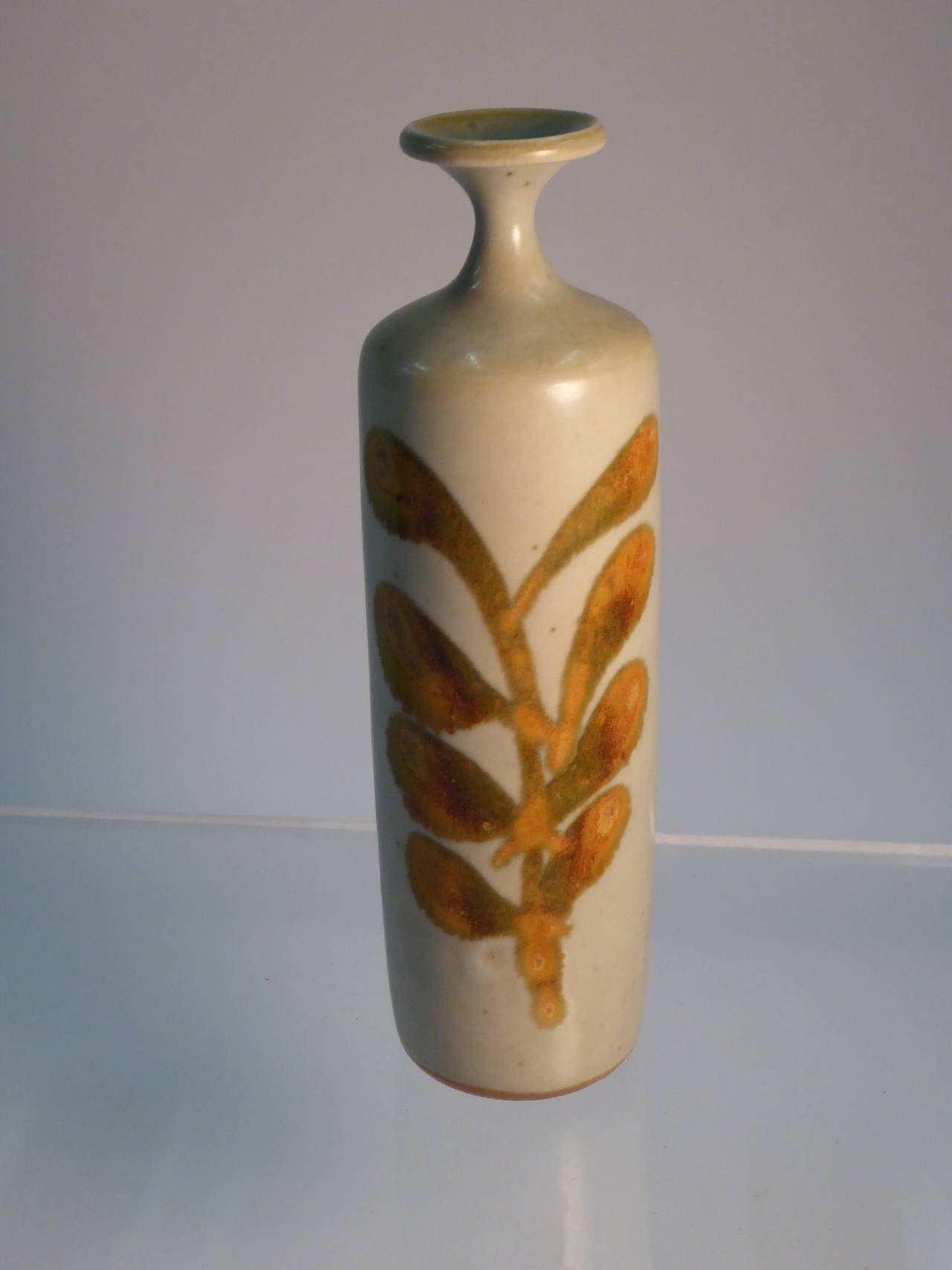 Late 20th Century Rolf Palm Miniature Pottery Vase, 1970s,  Molle, Sweden