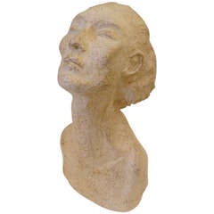 Inspired Graceful Sculpted Bust of a Woman