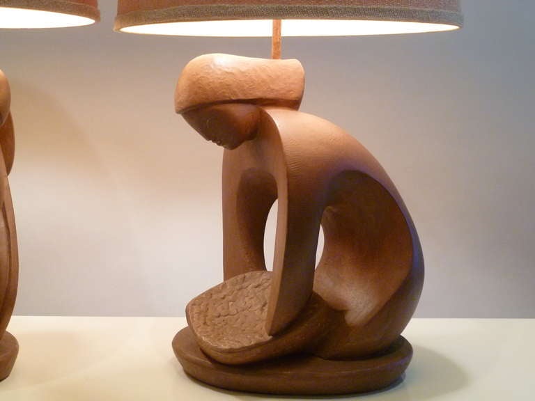 American Rare & Important RIMA Sculptural Table Lamps