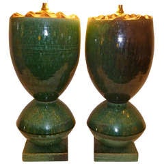 Fat Organic Ransmeier Pottery Table Lamps