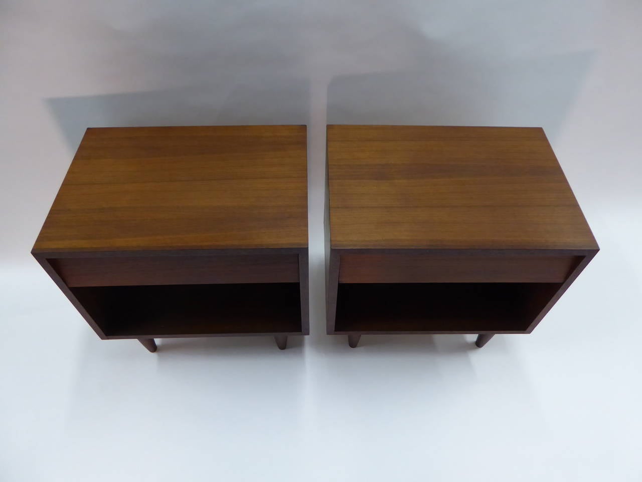 Mid-20th Century 1950s Danish Teak Bedside Tables