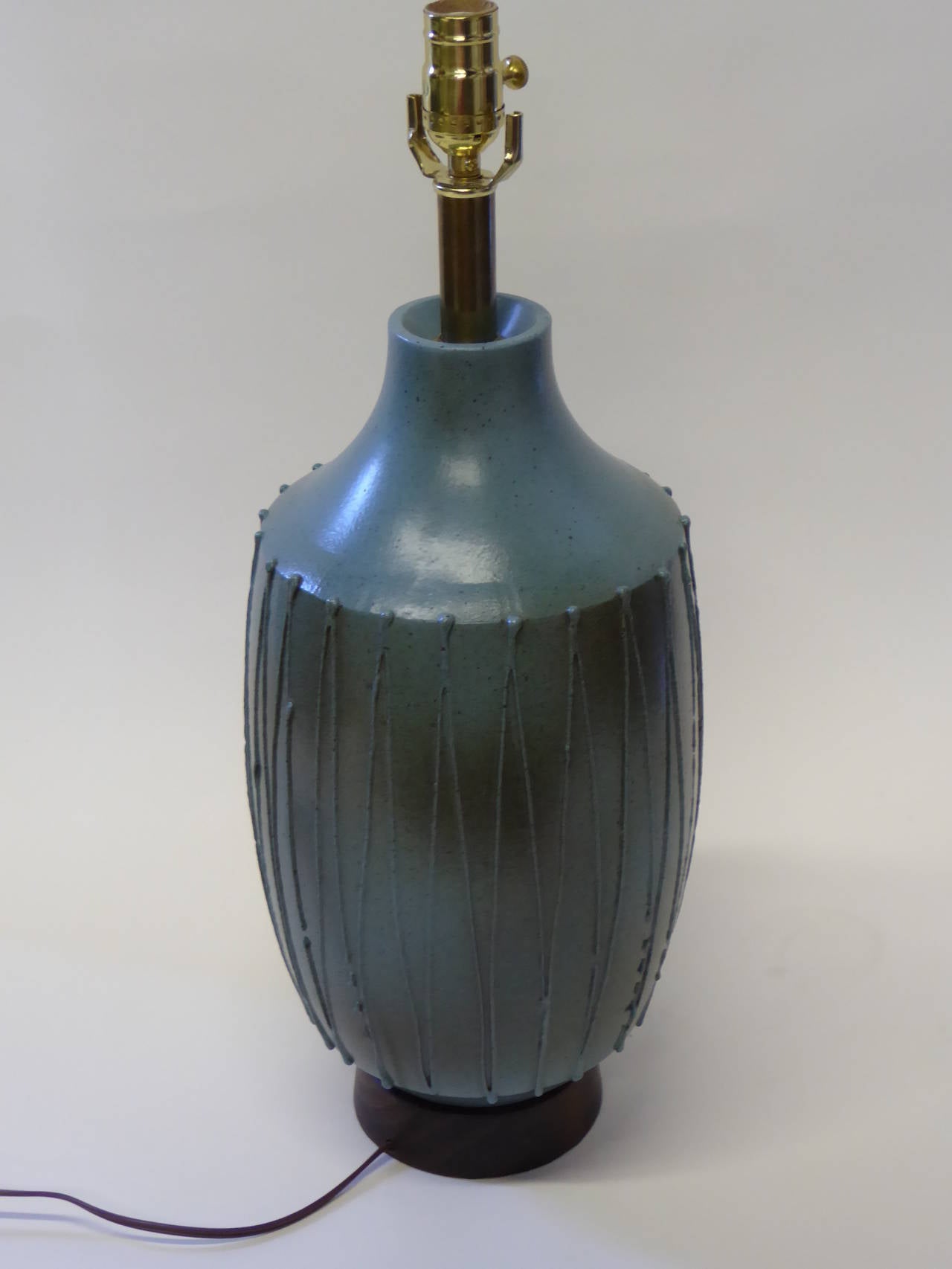American 1960s David Cressey Pottery Table Lamp