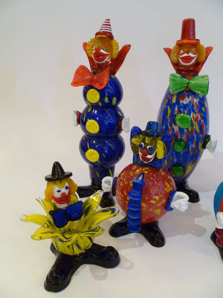 glass clowns 1970