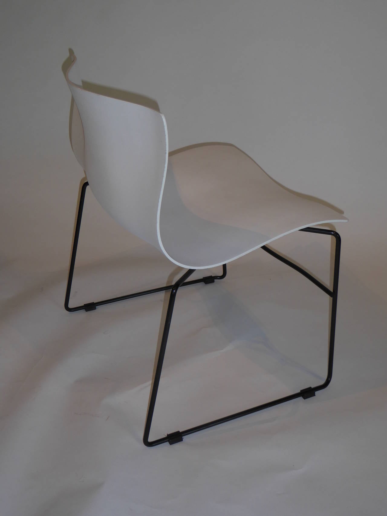 Late 20th Century Six Vignelli Designs Handkerchief Chairs for Knoll