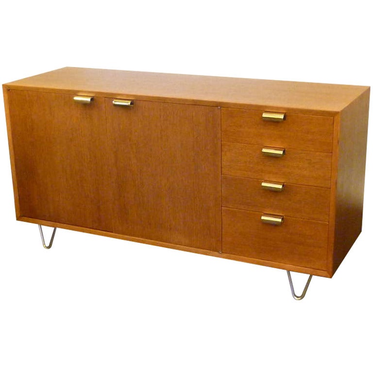 George Nelson Low Profile Credenza Sideboard For Herman Miller For