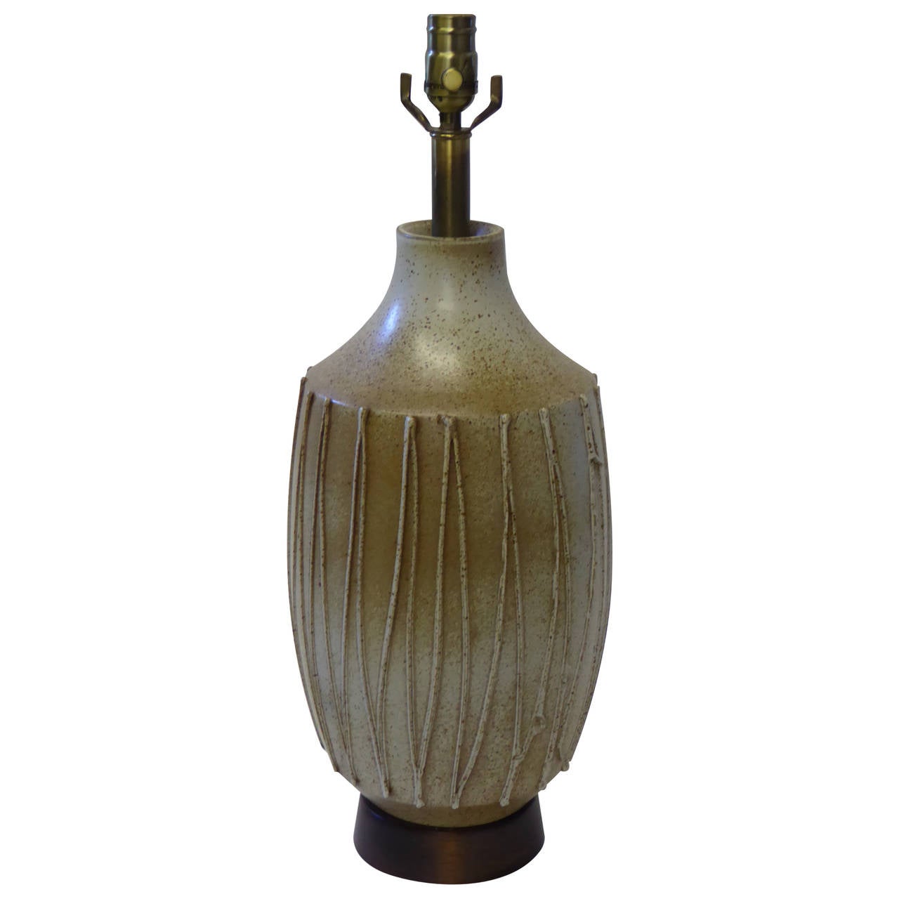 1960s David Cressey Pottery Table Lamp For Sale at 1stdibs