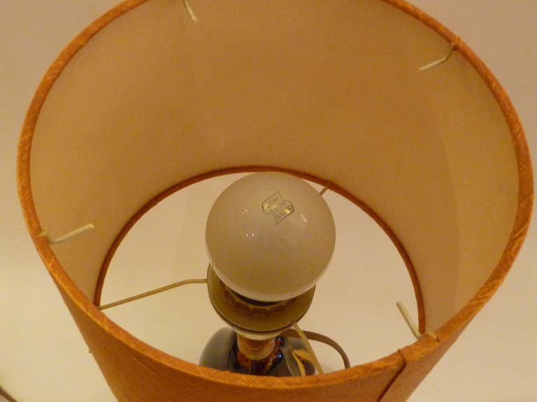 1950s Seguso Dalla Venezia Sommerso Glass Table Lamp 2