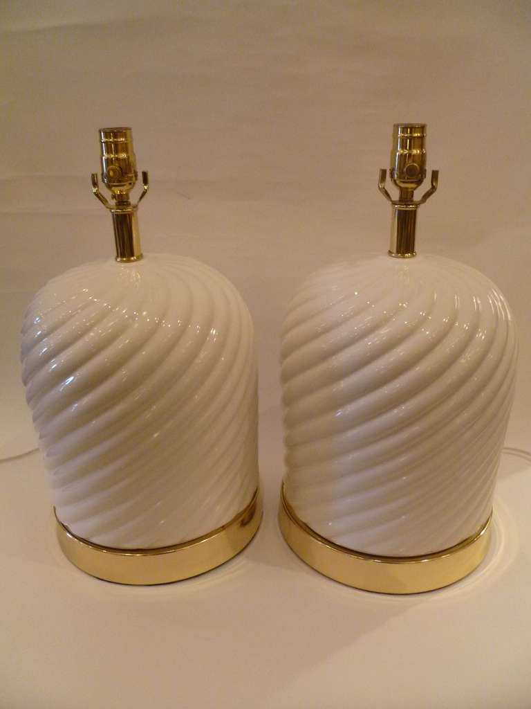 Late 20th Century Italian Modern Tommaso Barbi Table Lamps