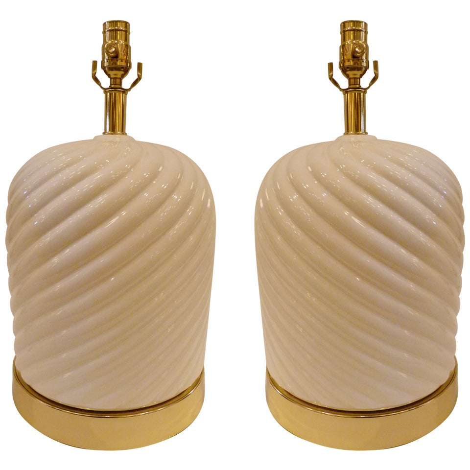 Italian Modern Tommaso Barbi Table Lamps