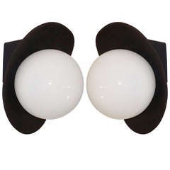 1960s Modern Pop Globe Wall Lights