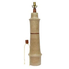 Exceptional Tall Gordon Martz Pottery Table Lamp