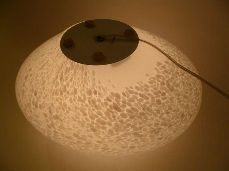 Modern Vistosi Murrine Murano Egg Orb Lamp, Laurel Import