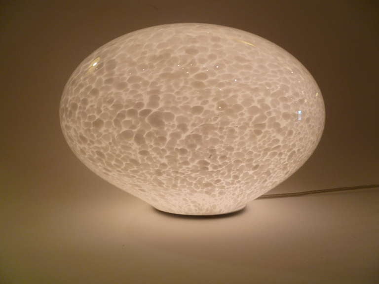 Late 20th Century Vistosi Murrine Murano Egg Orb Lamp, Laurel Import