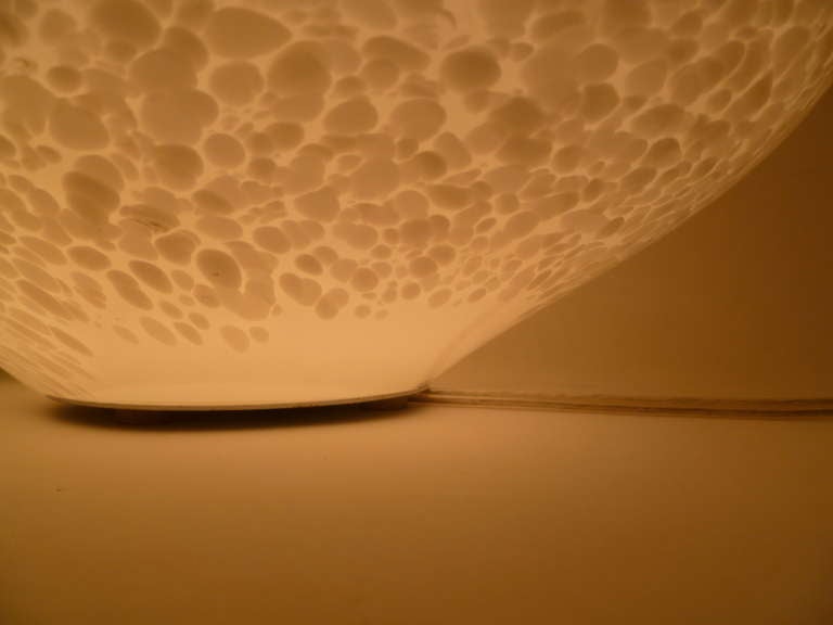 Blown Glass Vistosi Murrine Murano Egg Orb Lamp, Laurel Import