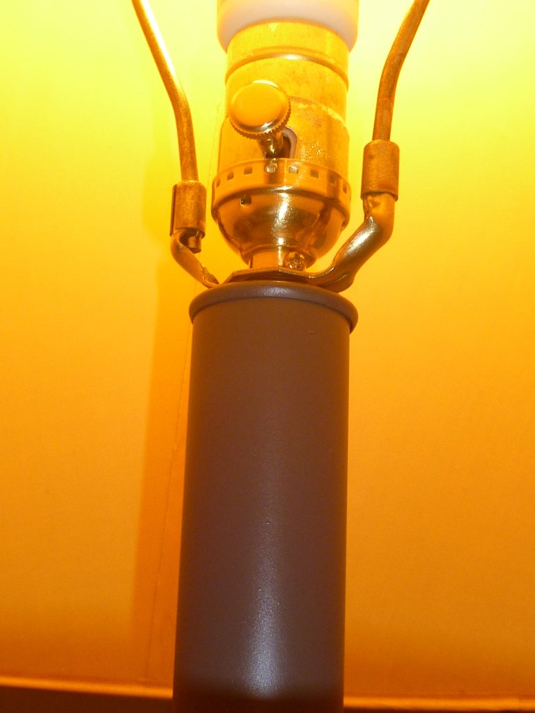 Mid-20th Century Mid Century Modern Large Raymor German Fat Lava Drip Glaze Table Lamp