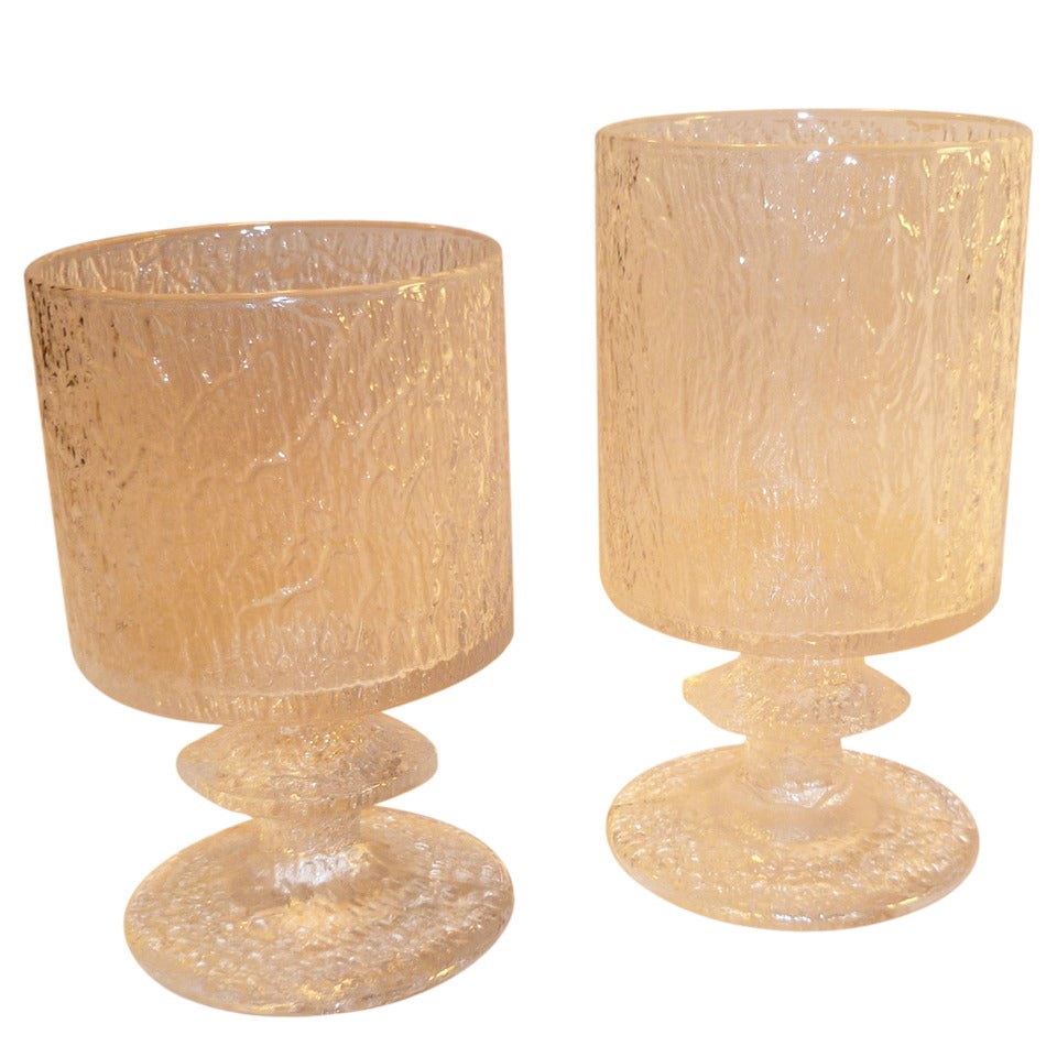 16 Timo Sarpaneva Senaattori Festivo Wine Goblets by Iittala