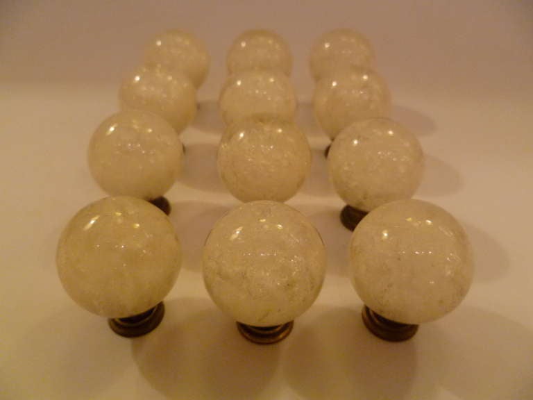 Sleek 1960s Ruth Richmond Lucite Drawer / Door Pulls 1