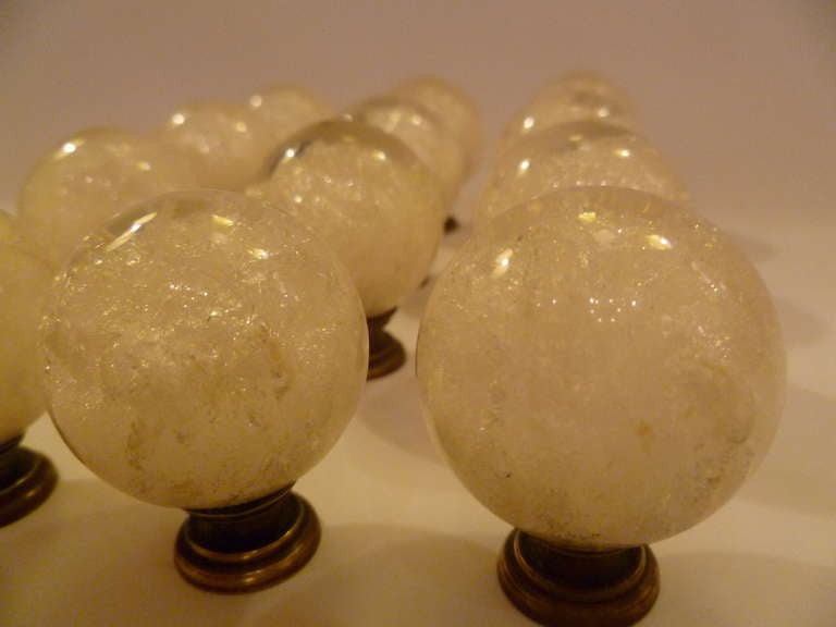 Mid-Century Modern Sleek 1960s Ruth Richmond Lucite Drawer / Door Pulls