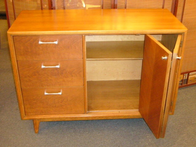 Fine Drexel Modern Line Walnut Credenza