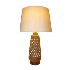 Exceptional Aldo Londi Pottery Lamp for Bitossi