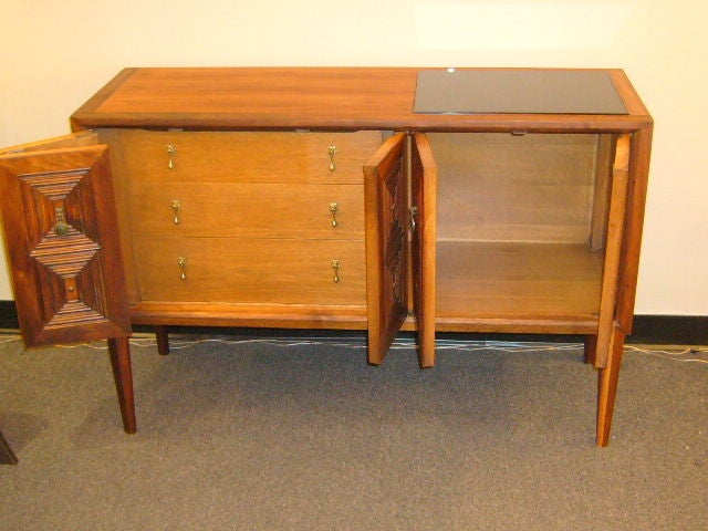 American Fine Walnut Petite Sideboard John Stuart CasaLinda Collection
